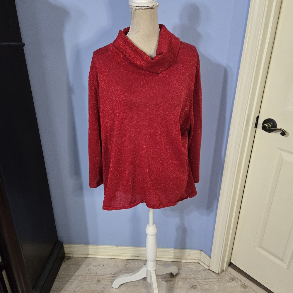 Norton McNaughton Woman 2X Cowl Neck Top